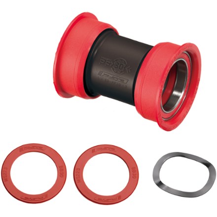 FSA Press Fit Bottom Bracket BB30 PF30 68mm – 386evo BBRight For Road Bike, 84g, Steel Bearings
