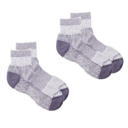 REI Co-op COOLMAX EcoMade Lightweight Hiking Quarter Socks - 2 Pairs