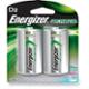 Energizer NiMH D Rechargeable Batteries - Package of 2