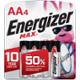 Energizer MAX Alkaline AA Batteries - Package of 4