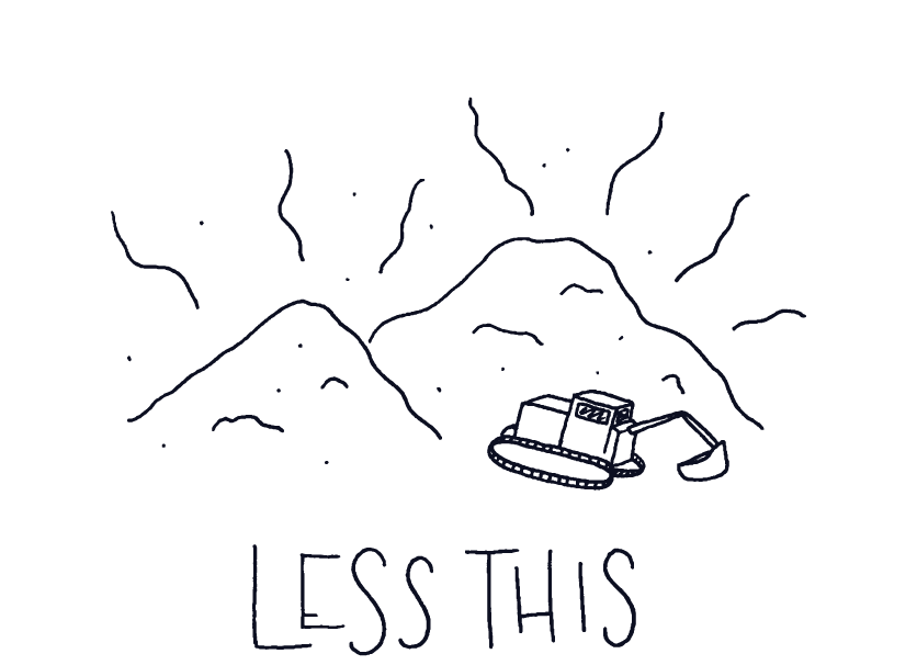 Fewer items sent to landfill.